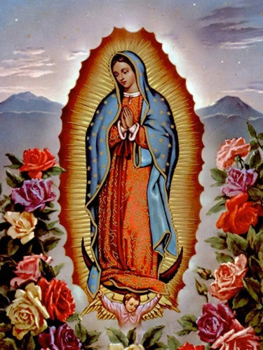 5d Diy Diamond Painting Pintura Diamante Virgen De Guadalupe