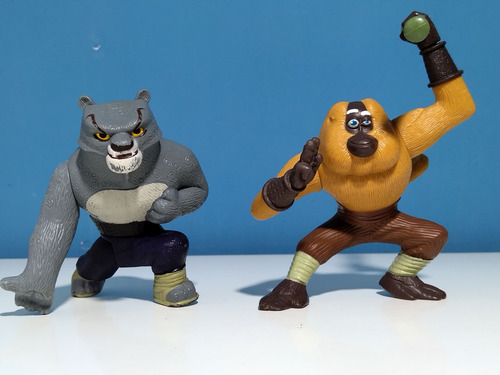 Muñecos Tai Lung Y Maestro Mono (kun Fu Panda) (Usado)