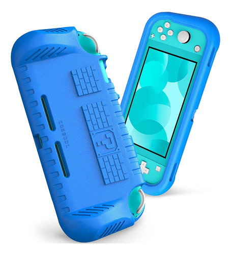 Funda Rígida Antigopes Azul Nintendo Switch Lite 2019