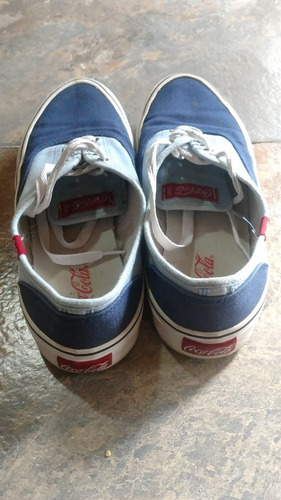 Zapatillas Coca Cola Kick Hombre Azul/celeste Talle 42 Arg