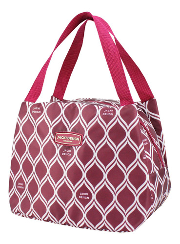Imagem 2 de 6 de Bolsa Térmica Feminina Jacki Design Tamanho M Cor Vinho