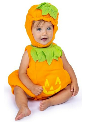 Disfraz Calabaza Bebé  Halloween Divertido Para Niños
