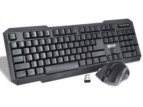 Combo Teclado Y Mouse Inalámbrico Usb One® Ekm850