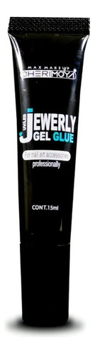 Jewerly Gel Glue Uv Led 15ml Pegamento Strass Cherimoya 15ml