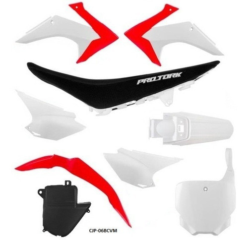 Kit Plástico Crf 230 2015 Protork Com Number Plate