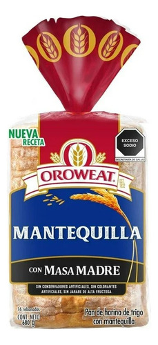 Pan Oroweat Mantequilla 680 G