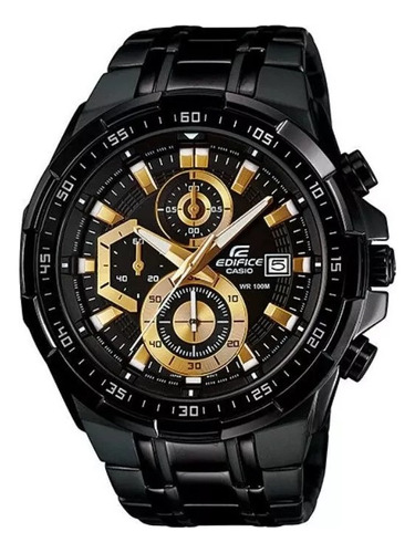 Reloj Casio Edifice Efr 539bk 1a 100% Nuevo Y Original 2023