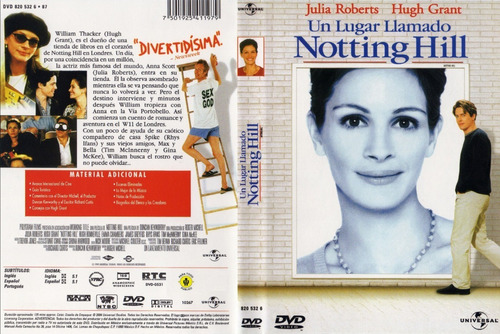 Noting Hill - Julia Roberts - Hugh Grant -dvd