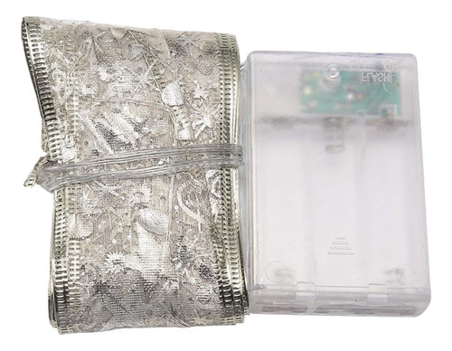 Luces Led De Cinta Para De Navidad, Lazos De Cinta Diy,
