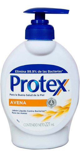 Jabón Liquido Antibacterial Protex Avena X221ml