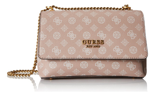 Bolsa Fynna Convertible Crosbdy Flap En Color Rosa Logo