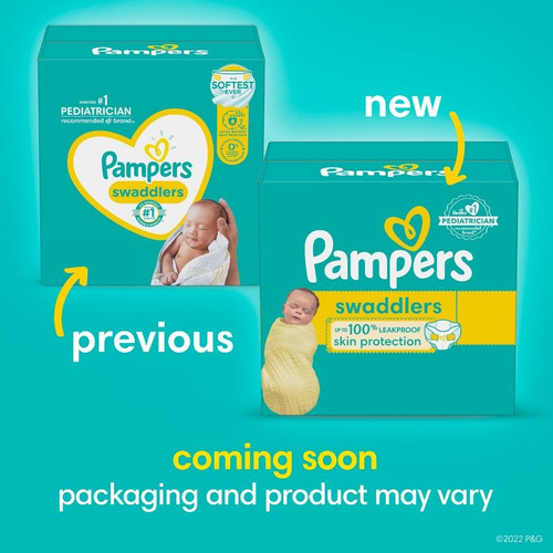 Caja Pañales Pampers Swaddlers Etapa Recien Nacido Género Sin Género Talla Recién Nacido (rn)