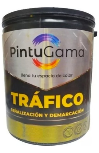 Pintura Tráfico Amarillo Pintugama Cuñete