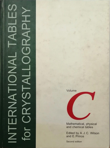 International Tables Of Christallography (vol. C)