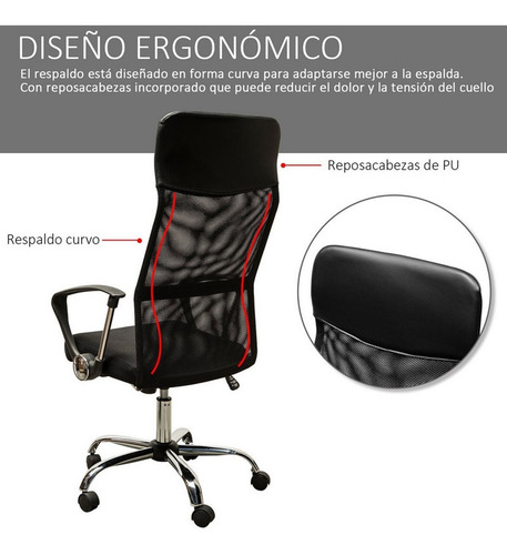 Imagen 5 de 10 de Sillon Ejecutivo Gerencial Oficina Silla Escritorio Air