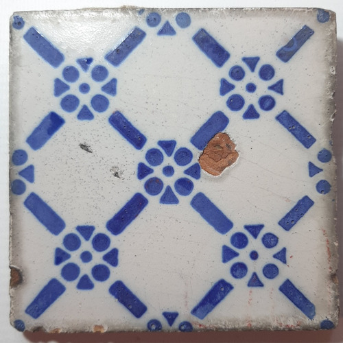 Imagen 5 de 7 de Antiguo Azulejo Pas De Calais N° 13 7713