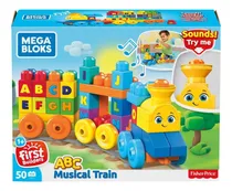 Comprar Juguete Construcción Mega Abc Tren De Aprendizaje 50pz Multicolor Blocks