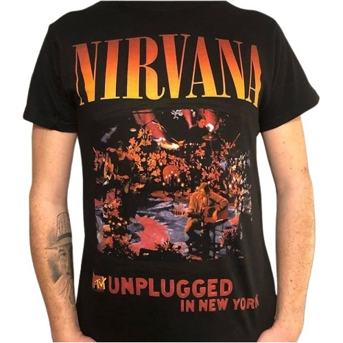 Polera Nirvana Mtv Unplugged In New York