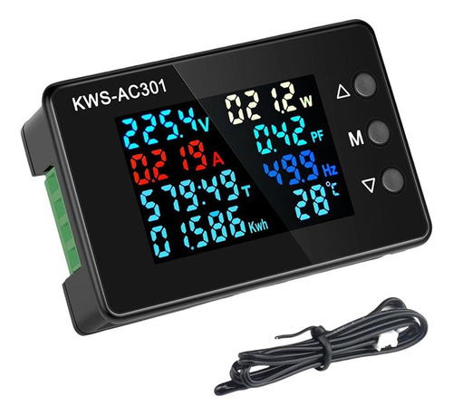 50-300v Voltaje Probador Medidor Amperaje Ac Corriente