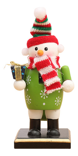 Adornos Navideños De Madera Con Forma De Cascanueces, Muñeco