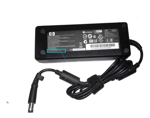 Cargador Hp Original 18.5v/ 6.5a/ 120w/ 7.4x5.0mm Ping Aguja