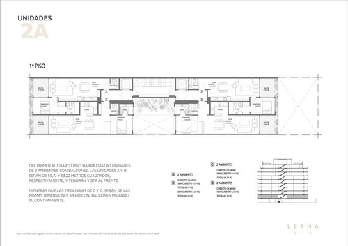 Imagen 3 de 8 de Oportunidad De Inversion - Amplio Departamento De 2 Ambientes Al Contra Frente Con Balcón - Villa Crespo | Lerma Al 200