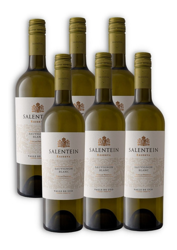 Vino Salentein Reserva Sauvignon Blanc Caja X6 750ml Mendoza