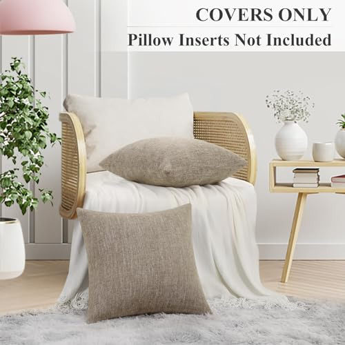 Juego De 2 Fundas De Almohada Decorativas 45 X 45 Cm, Textur