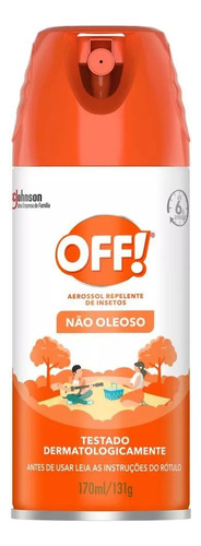 Repelente Aerossol Off 165ml