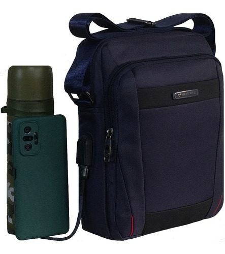 Imagen 4 de 5 de Morral Bolso Impermeable Hombre Mujer Tablet iPad Celular