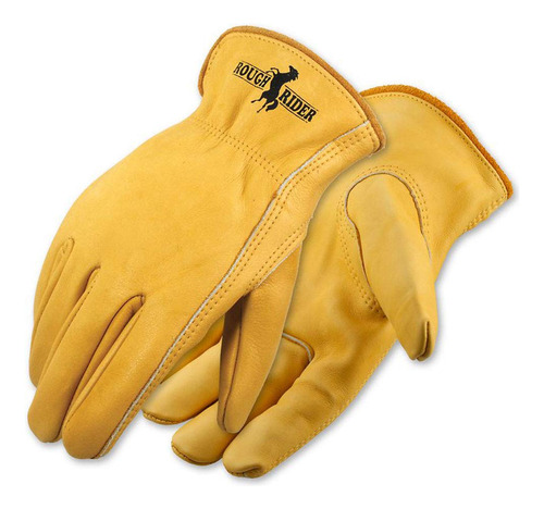 Guantes De Conductor De Cuero Premium Rough Rider De 25...