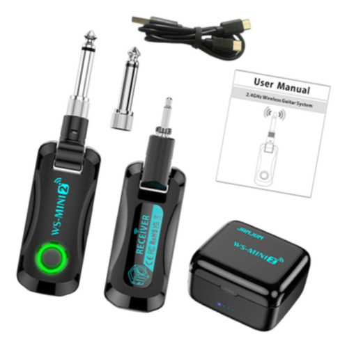 Transmissor E Receptor De Guitarra, De Guitarra 6,5 Mm
