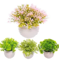 Comprar Kit Cu002F 4 Vasos Vasinho Flores Artificiais Para Decoração