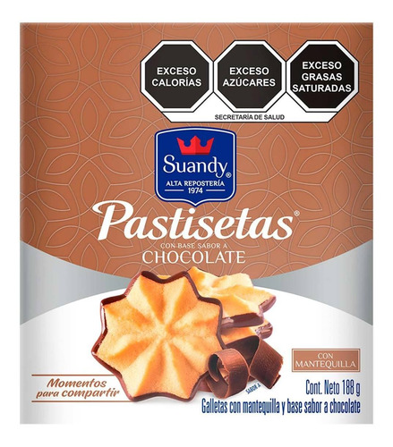 Galletas Pastisetas Mantequilla Y Chocolate 188g