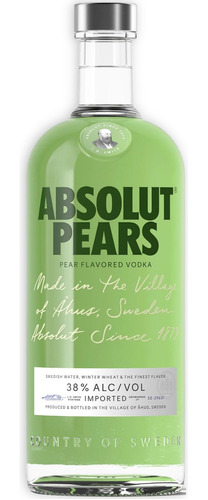 Vodka Saborizado Absolut Pears Flavored 700ml Importado