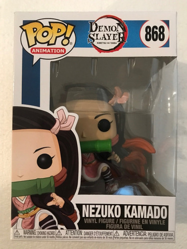 Funko Pop 868 Nezuko Kamado Demon Slayer Figura De Vinil (Usado)