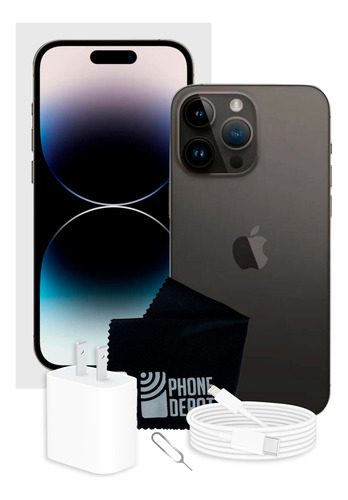 Apple iPhone 14 Pro 512 Gb Negro Espacial Sim Físico Con Caja Original (Reacondicionado)