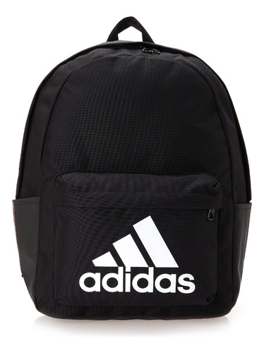 Mochila Clássica adidas Cor Black/White Desenho do tecido Liso