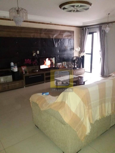 Imagem 16 de 17 de Cobertura Com 3 Dormitórios À Venda, 208 M² Por R$ 550.000,00 - Vila Guilhermina - Praia Grande/sp - Co0001