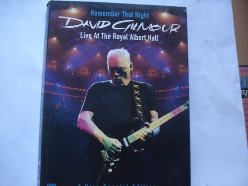 Dvd David Gilmour Live At The Royal Albert Hall 