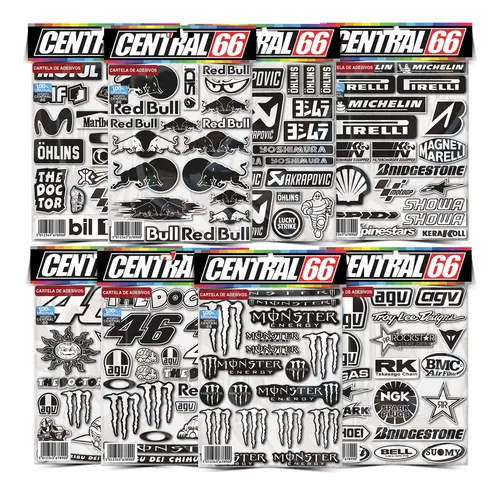 comprar Kit 156 Adesivos Patrocinios Brp Can-am Outlander L 570 Pret