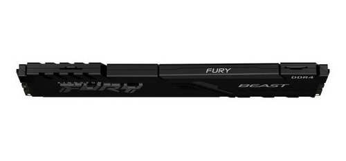Memoria RAM Fury Beast DDR4 gamer color negro 8GB 1 Kingston KF432C16BB/8
