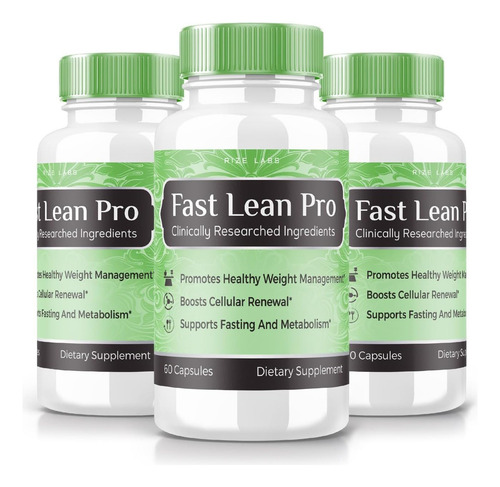 Fast Lean Pro Cápsulas Fast Lean Pro Suplemento Dietético Rápido Fórmula Avanzada Tabletas Shark Extra Strength Tank Pa