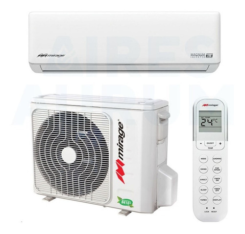 Imagen 2 de 6 de Aire Minisplit Inverter 220v Mirage 1.5 Ton 18 000 Btu 19 Seer Magnum 19