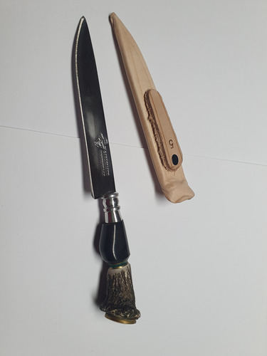 Cuchillo Gardeliano De 13cm Combinado Guampa Vacuna-s/ciervo