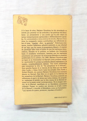 Los Pensadores De La Libertad - Mariano Grondona (Usado)