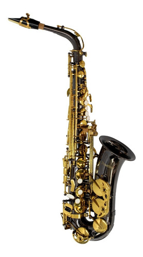 Imagen 1 de 5 de Saxofón Alto Negro Prestini Nuevo