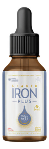 Iron Plus Ferro Líquido Sabor Morango 30ml - True Source