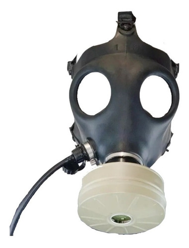Mascara Civil Anti Gas Israelí,filtro Y Manguera Incluida.