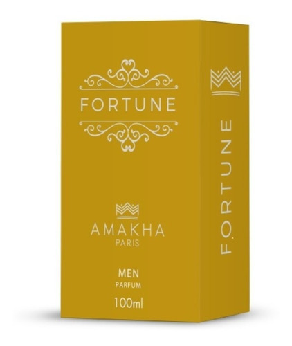 Perfume Masculino Fortune Amakha Paris 100ml Men Parfum